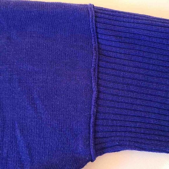 Cupio Womens Royal Blue Long Sleeve Pull Over Sweater Knitted Size Small - Picture 7 of 12